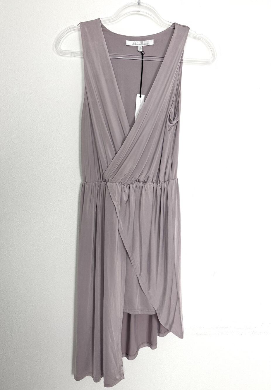 Lovers + Friends Wrap Dress Womens Small Dusty Lavender NEW